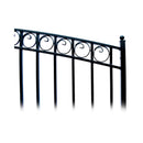 [12-18FT] Heavy-Duty Paris-Style Steel Premium Dual-Swing Driveway Gate (SAK97031)
