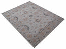 Alexa Custom Made Traditional Oushak Beige Hand Tufted wool rug