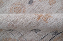 Alexa Custom Made Traditional Oushak Beige Hand Tufted wool rug