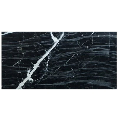 Alexandrette Black Marble Polished Floor and Wall Tile