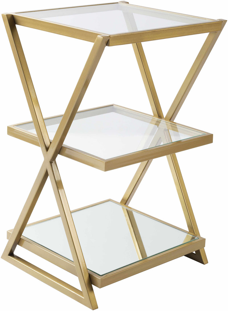 Lermoos Gold End Table