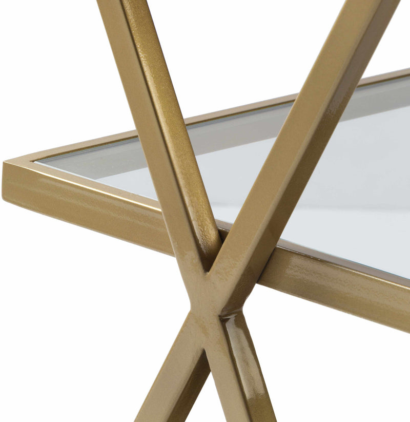 Lermoos Gold End Table