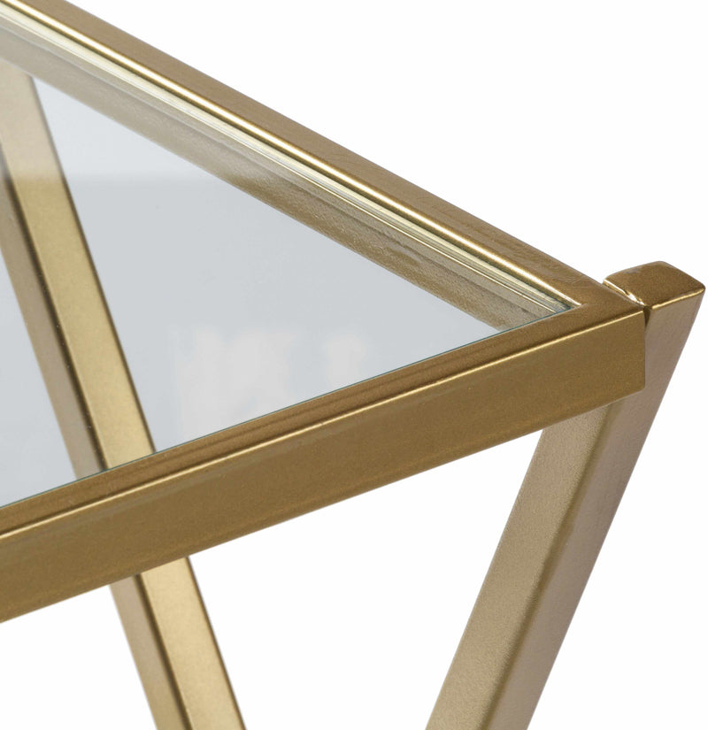 Lermoos Gold End Table