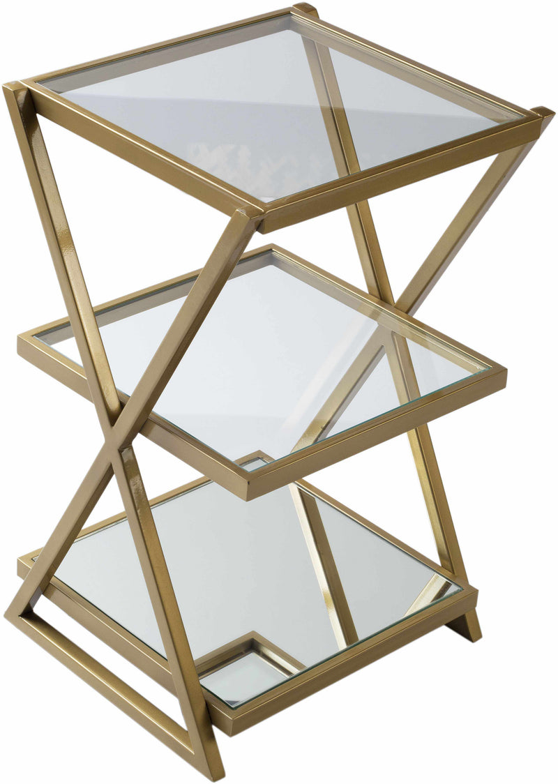 Lermoos Gold End Table