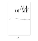 All of Me Canvas