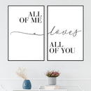 All of Me Canvas