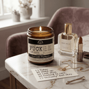 All The F*cks 9oz Funny Candle Malicious Women Co