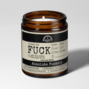 All The F*cks 9oz Funny Candle Malicious Women Co