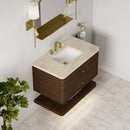 James Martin Allamari 36" Floating Single Bathroom Vanity, Sable