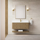 James Martin Allamari 48" Floating Single Bathroom Vanity, Dune Mist