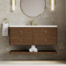James Martin Allamari 48" Floating Single Bathroom Vanity, Sable