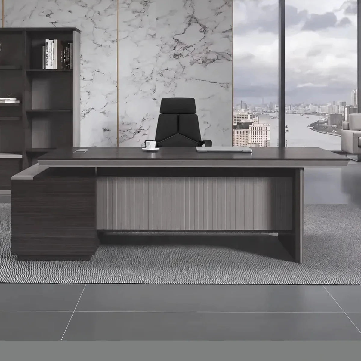 Allard · Modern L-Shaped Executive Desk, photo 2 of 8
