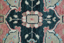 Beige Turkish Hand Knotted Wool Area Rug - Authentic Anatolian Geometric Patterns by The Rug Decor