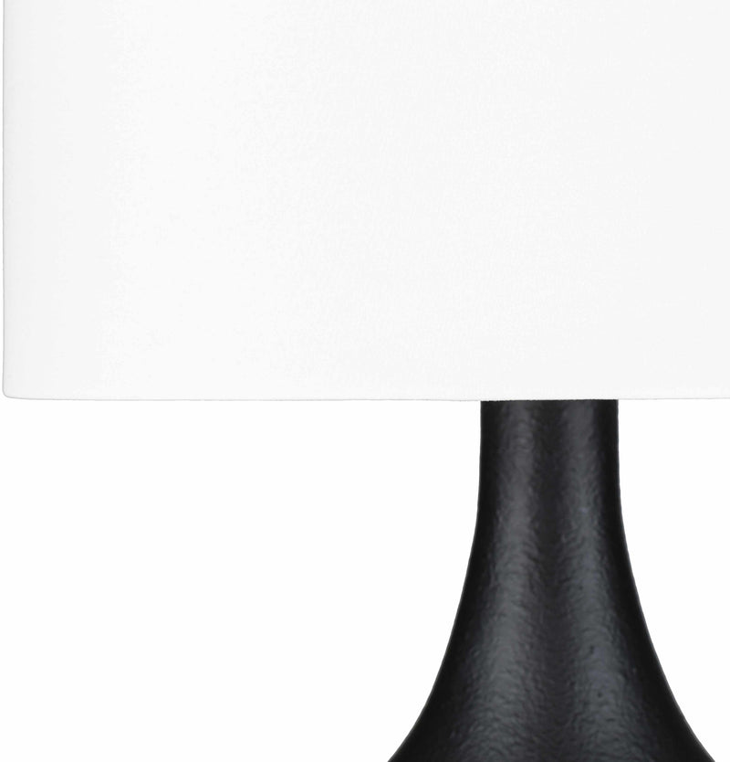 Almedia Black Metal Contemporary Table Lamp