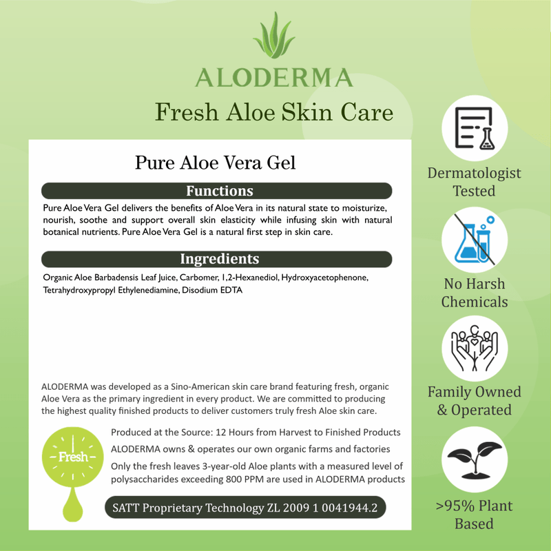 ALODERMA Pure Aloe Vera Gel - 45g