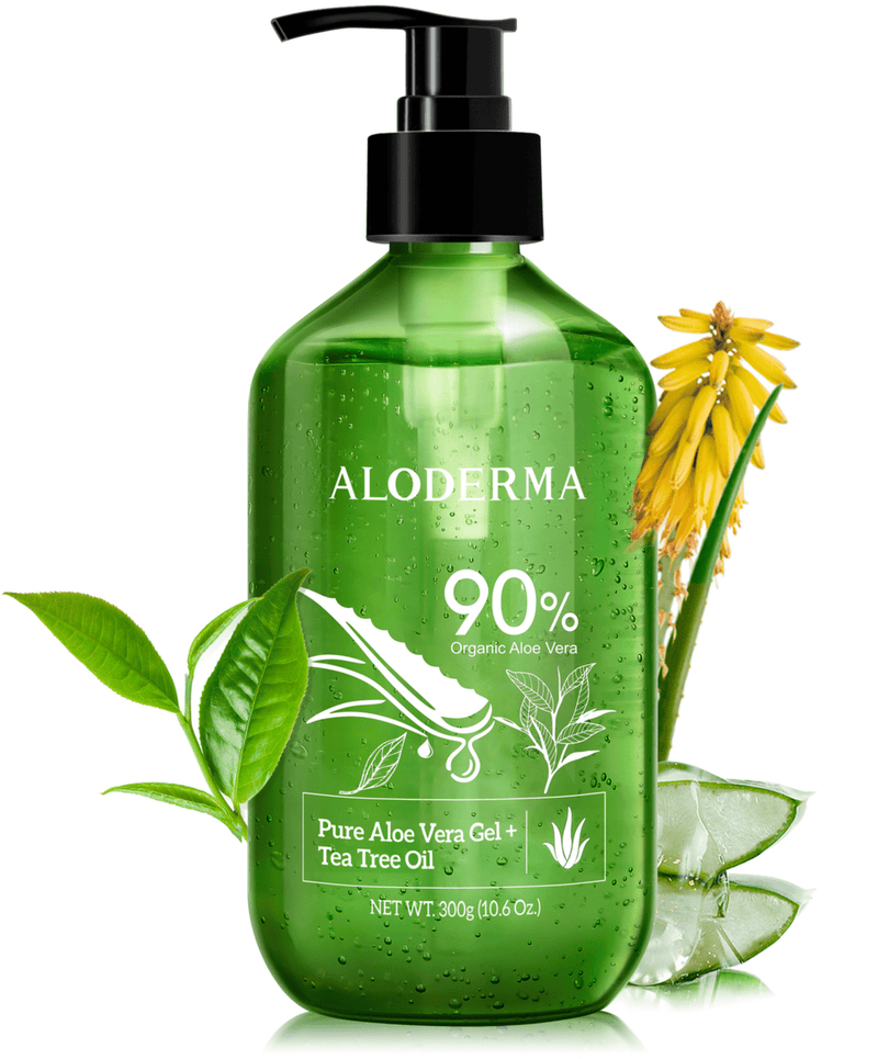 ALODERMA Pure Aloe Vera Gel + Tea Tree Oil
