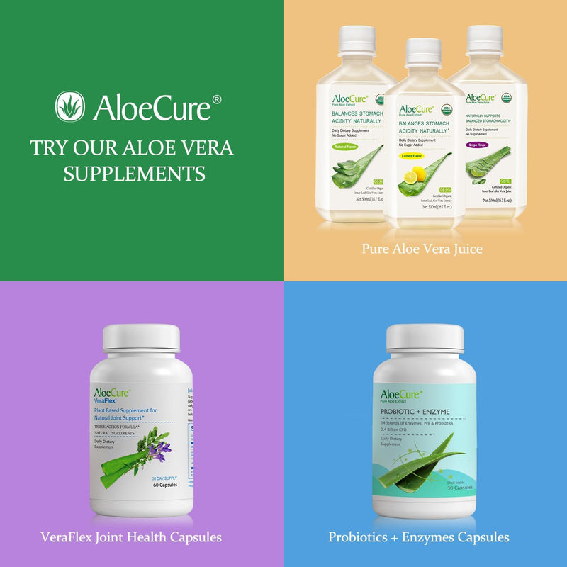 AloeCure Advanced Formula Capsules - 30ct Travel Size
