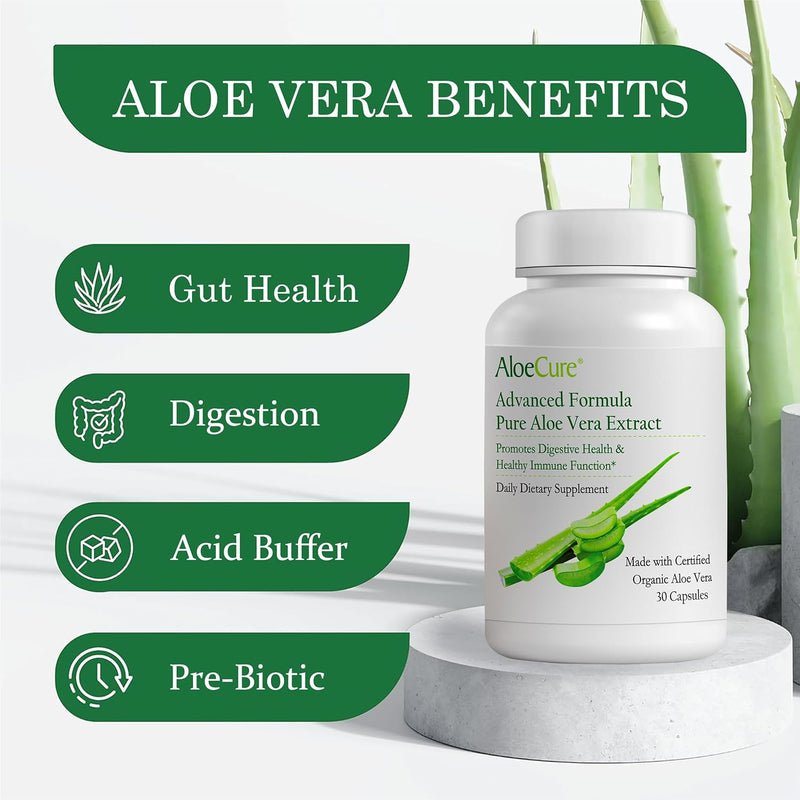 AloeCure Advanced Formula Capsules - 30ct Travel Size