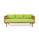 Alora 3-Seater Acacia Wood Daybed Sofa With Water-Resistant Cushions (SAK65773)