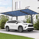 [10X17FT] Extra-Large Heavy-Duty Outdoor Aluminum Single Side Carport With Galvanized Metal Roof (SAK31279)