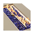 Alora Luxury 48-Inch Outdoor Wood Grain Iron Fire Pit Table With Lava Rocks (SAK37905) by SAKSBY WHOLESALE