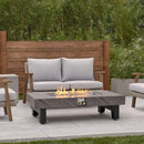 Alora 54-Inch Modern Outdoor Propane Fire Pit Table With Waterproof Cover (SAK42628) by SAKSBY WHOLESALE