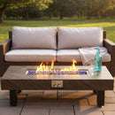 Alora 54-Inch Modern Outdoor Propane Fire Pit Table With Waterproof Cover (SAK42628) by SAKSBY WHOLESALE