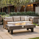 Alora 54-Inch Modern Outdoor Propane Fire Pit Table With Waterproof Cover (SAK42628) by SAKSBY WHOLESALE