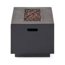 Alora Premium Outdoor Contemporary 40K BTU Rectangular Propane Gas Fire Pit Table (SAK96153)