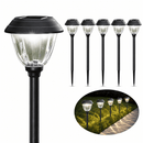 Alpan 10 Pack Solar Pathway LED Lights Outdoor-Stainless Steel 15 Lumen( Bronze )