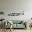 Alpha Jet Metal Aircraft Wall Art - NCP0410