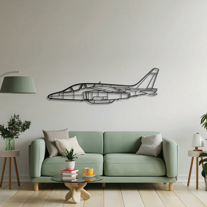 Alpha Jet Metal Aircraft Wall Art - NCP0410