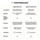 16'x20' Alpha Pro Wall Tent