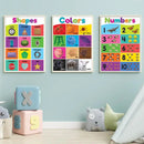 Colorful days of the week alphabet educational poster bedroom decor by Decorbites