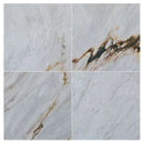 Alpina White Marble Polished Floor and Wall Tile