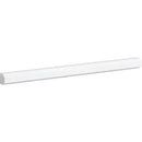 Alpina White Polished Pencil Liner Marble Moldings 1/2x12