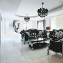 Alpina White Polished Marble Tiles 18x18