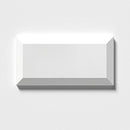Alpina White Polished Subway Marble Tiles 2 3/4x5 1/2