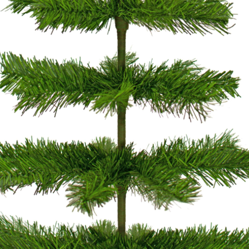 Alpine Green Tinsel Christmas Tree