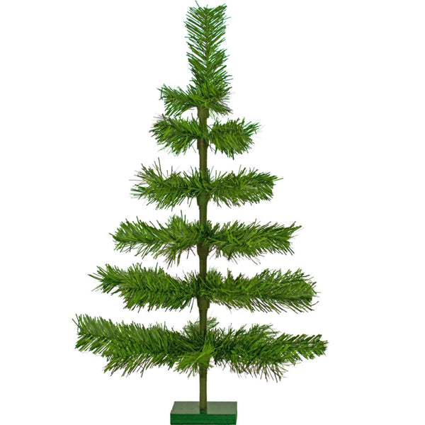 Alpine Green Tinsel Christmas Tree, photo 2 of 18