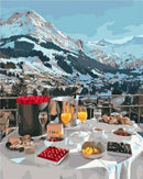 Alps Mountains Breakfast