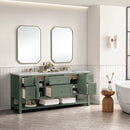 James Martin Breckenridge 72" Double Bathroom Vanity, Smokey Celadon