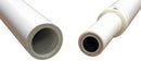 9' Aluminum Rotating Flagpole - White by Flagman of America