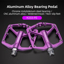 Aluminum Alloy Bicycle Pedals Road Anti-Slip Ultralight Sealed Bearing One-Piece Molding Anti-Oxidation Bike Pedals Mountain Bike Pedals Flat Pedals Nylon Fiber Bicycle Platform Pedals For Road Mountain