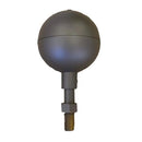 3" Aluminum Black Ball Flagpole Topper - Bronze Finish by Atlantic Flagpole