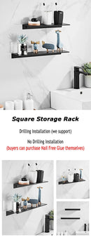 GobekUsa Aluminum Floating Shelves for Bathroom and Kitchen
