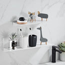 GobekUsa Aluminum Floating Shelves for Bathroom and Kitchen