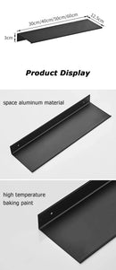 GobekUsa Aluminum Floating Shelves for Bathroom and Kitchen