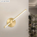 GobekUsa Aluminum LED Wall Lamp - Gold Tube/Stick Design for Boys Bedside