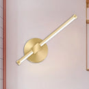 GobekUsa Aluminum LED Wall Lamp - Gold Tube/Stick Design for Boys Bedside
